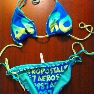Aeropostale swim suit and OP cover up